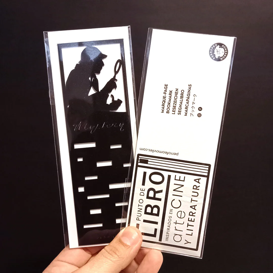 Sherlock Holmes, decodificador – marcapáginas troquelado - Imagen 3